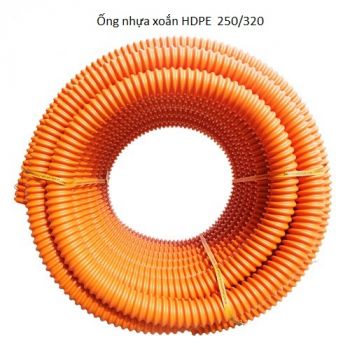   Ống nhựa xoắn chịu lực HDPE phi 250/320